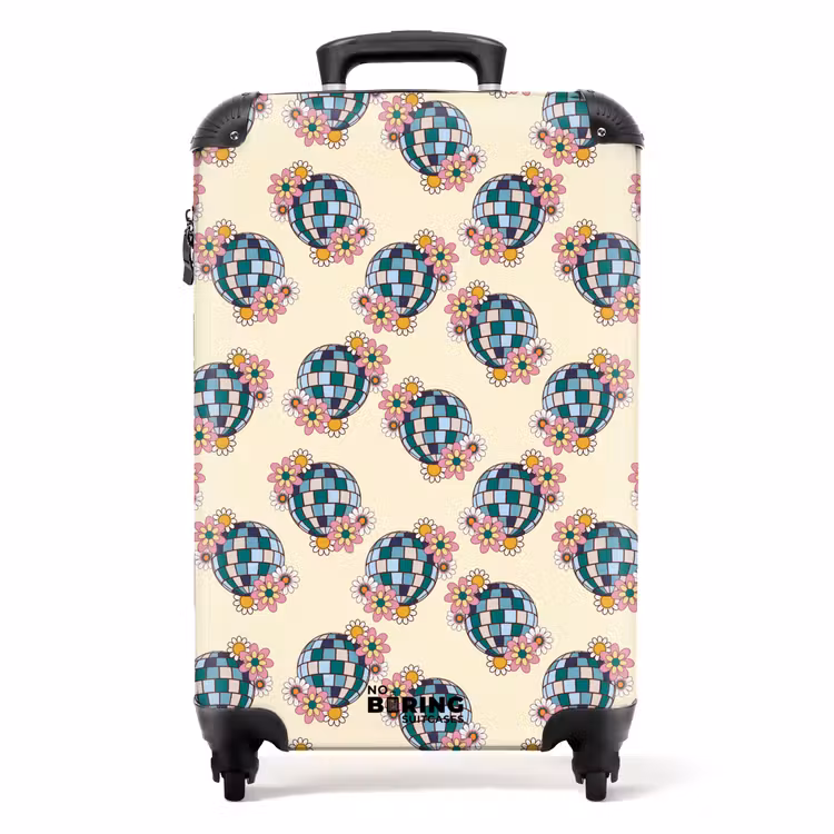 Koffer - Retro-Diskokugel-Muster bunt — 1