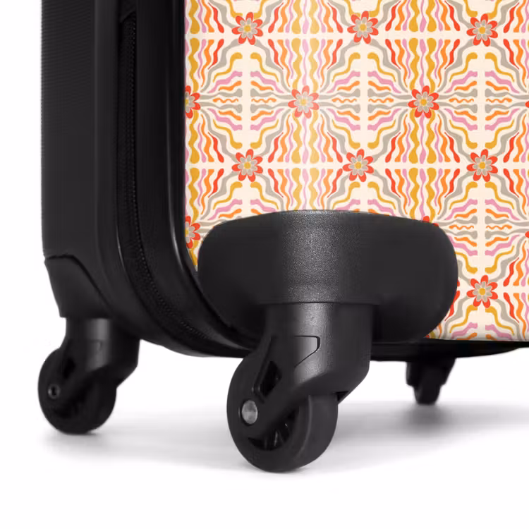 Koffer - Retro-Disco-Muster bunt — 7