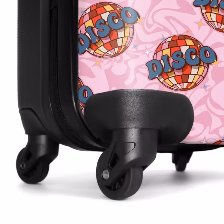 Koffer - Retro-Diskokugel-Muster rosa — 7