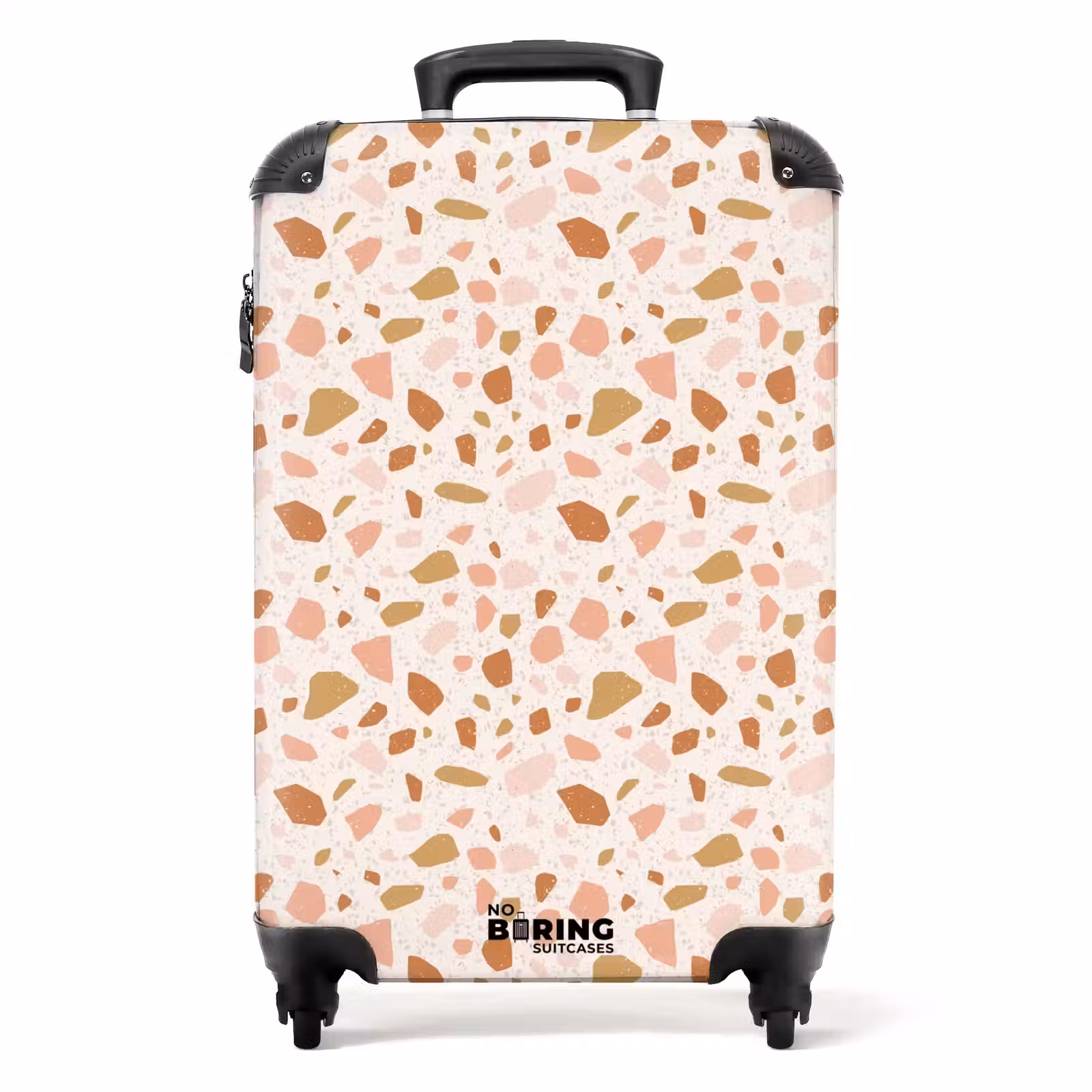 Koffer - Terrazzo-Muster mehrfarbig beige rosa — 1