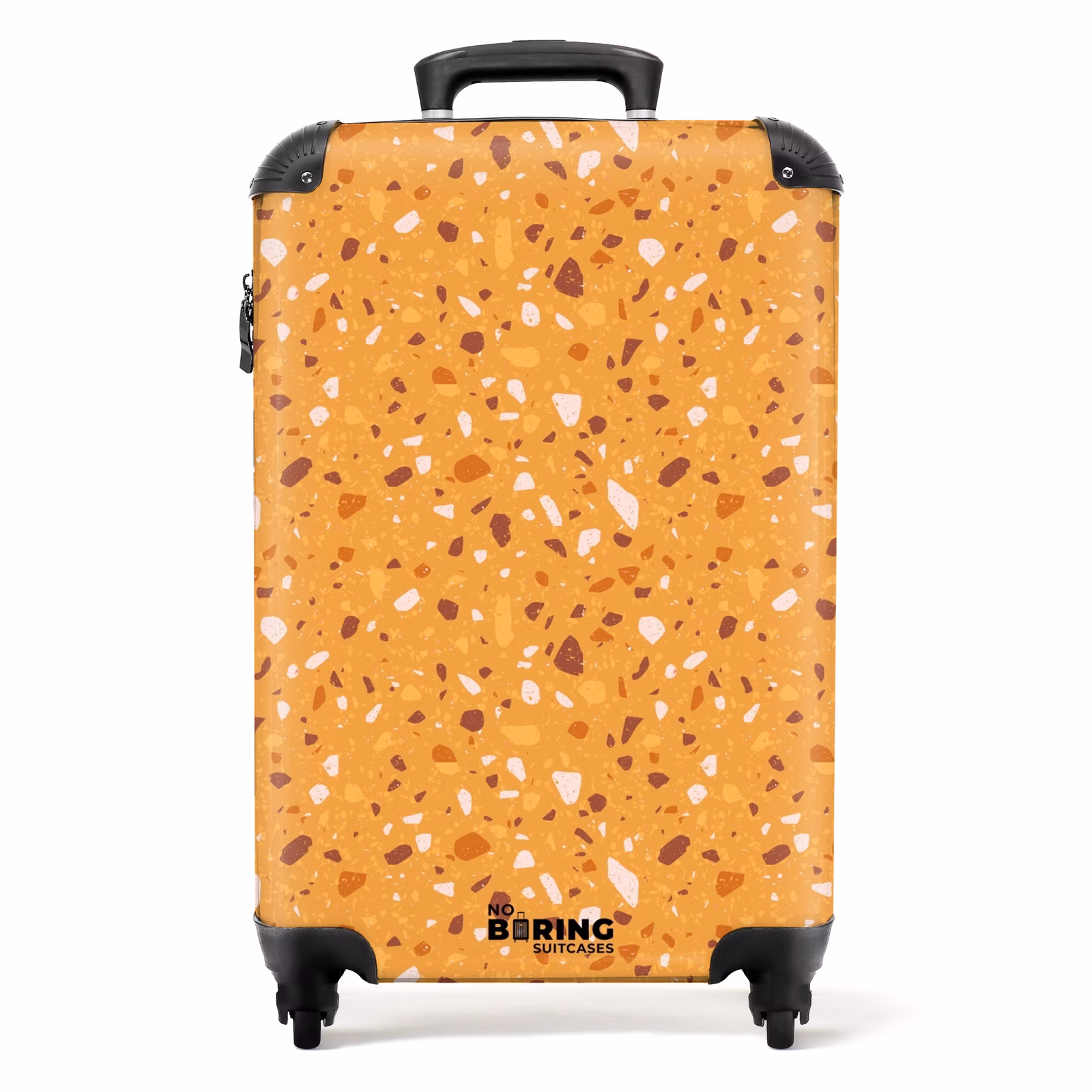 Koffer - Terrazzo-Muster mehrfarbig gelb — 1