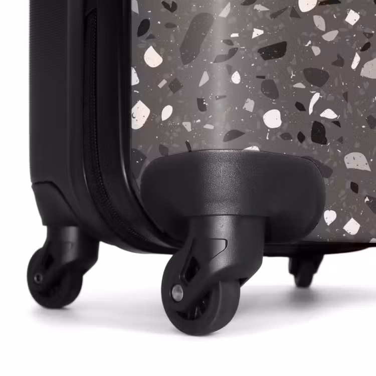 Koffer - Terrazzo-Muster mehrfarbig dunkelgrau — 6