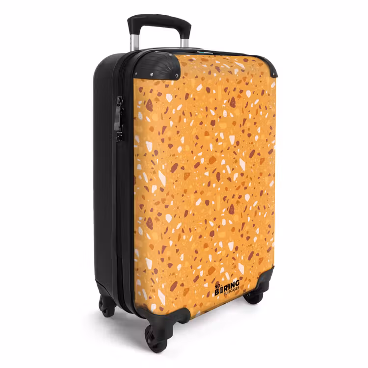 Koffer - Terrazzo-Muster mehrfarbig gelb — 2