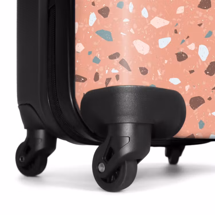 Koffer - Terrazzo-Muster mehrfarbig rosa — 6