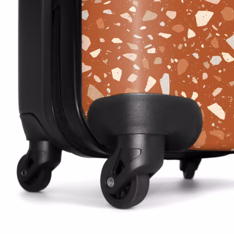 Koffer - Terrazzo-Muster mehrfarbig Terrakotta — 6
