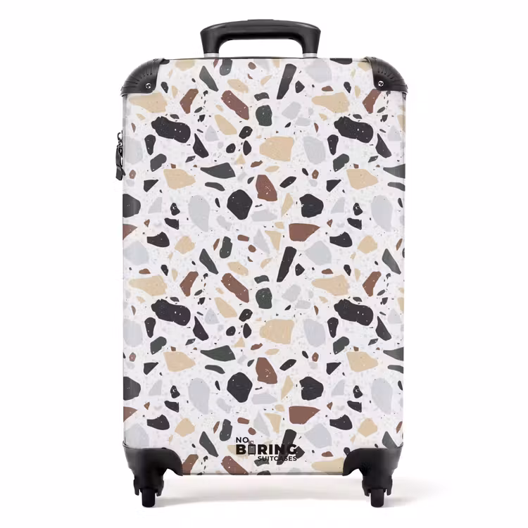 Koffer - Terrazzo naturfarbenes Muster — 1
