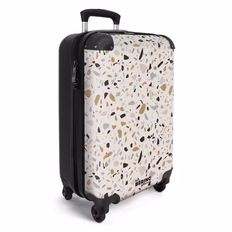 Koffer - Terrazzo-Muster naturbeige — 2