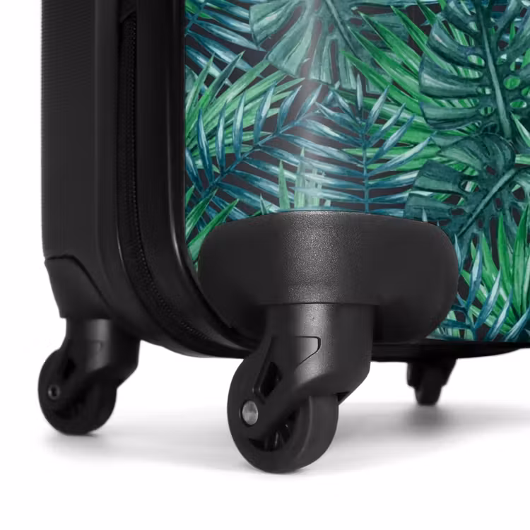 Koffer - Palmenblätter monstera Muster grün — 6