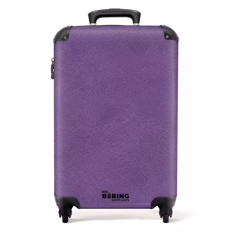 Koffer - Lederlook lila-violett — 1