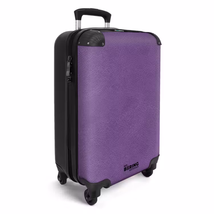 Koffer - Lederlook lila-violett — 2
