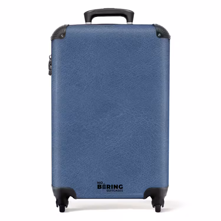 Koffer - Lederoptik blau — 1