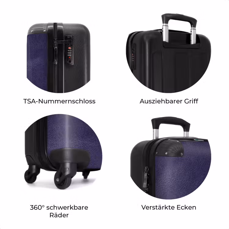 Koffer - Lederoptik mittelviolett — 7