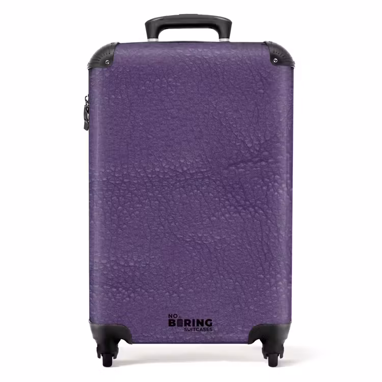 Koffer - Lederoptik violett lila — 1