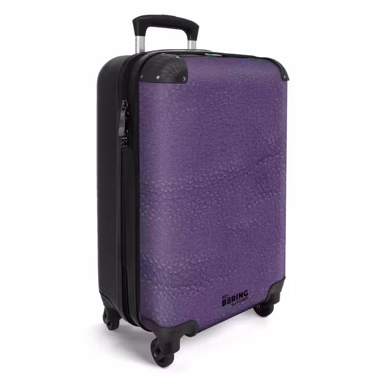 Koffer - Lederoptik violett lila — 2