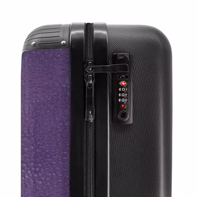 Koffer - Lederoptik violett lila — 5