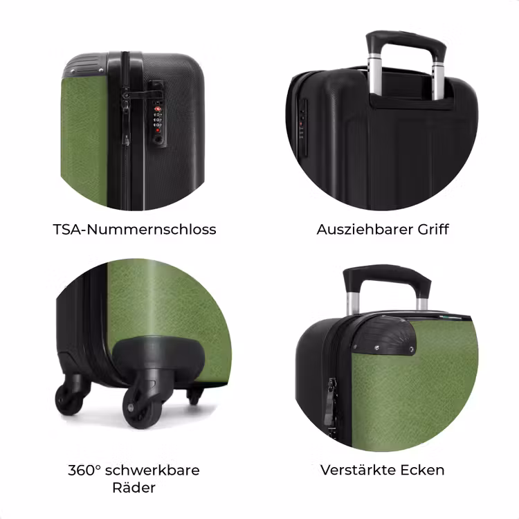 Koffer - Lederoptik mintgrün — 7