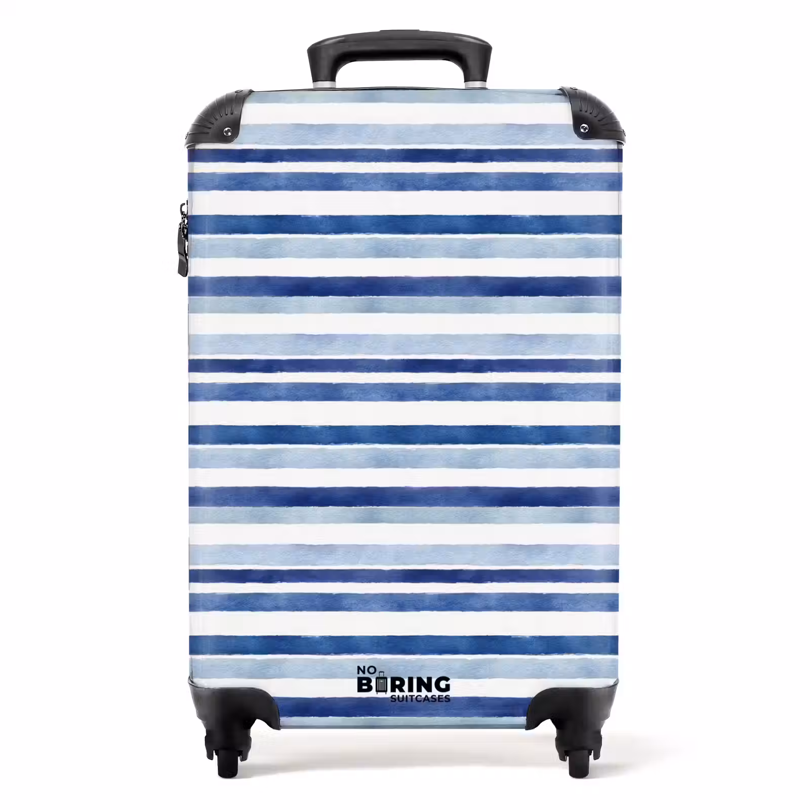 Koffer - Streifendesign blau — 1