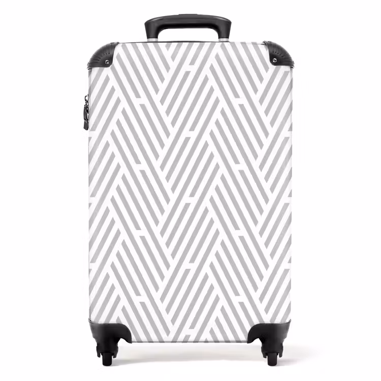 Koffer - Grafik - Muster - Modern - Streifen — 1