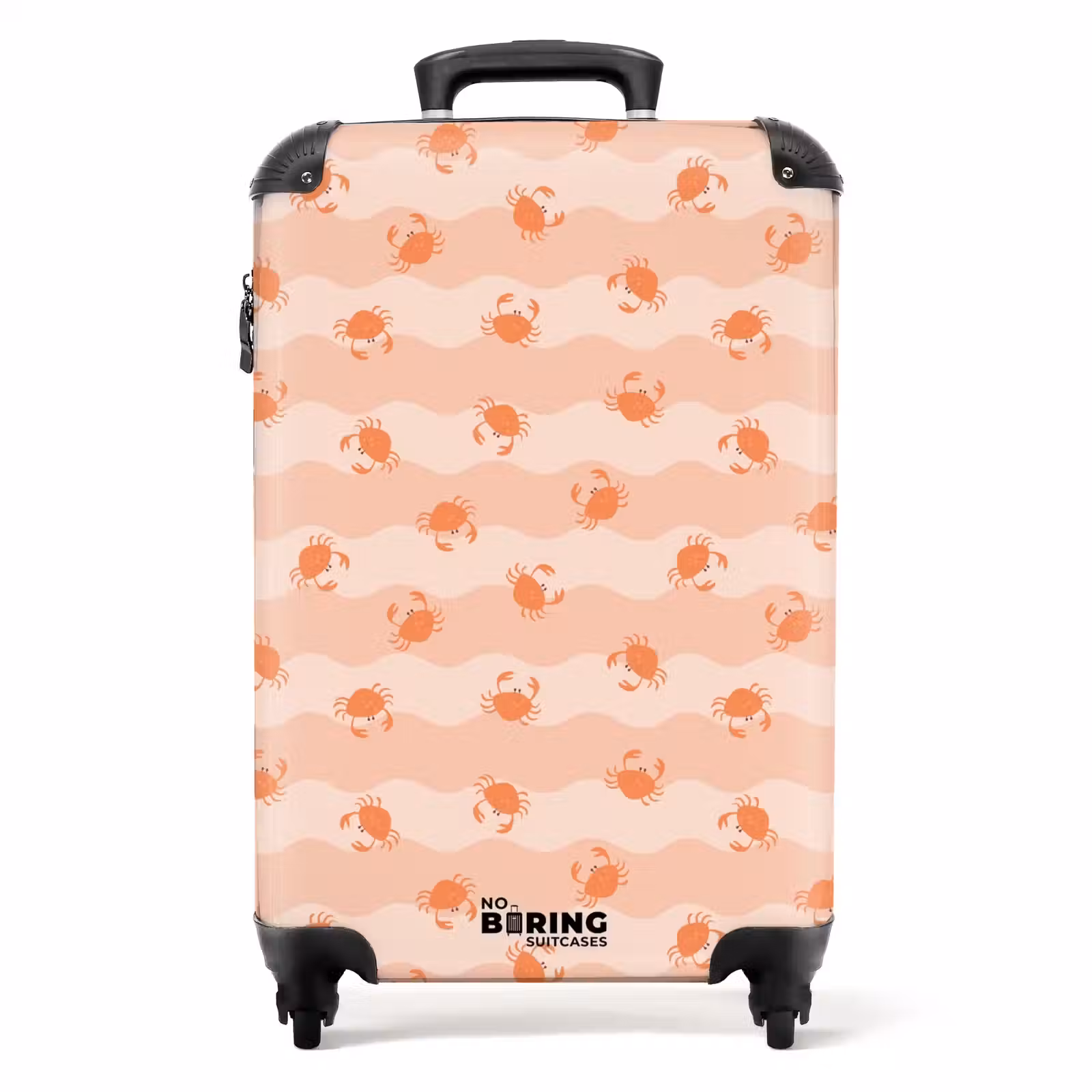 Koffer - Krabbenmuster rosa orange — 1