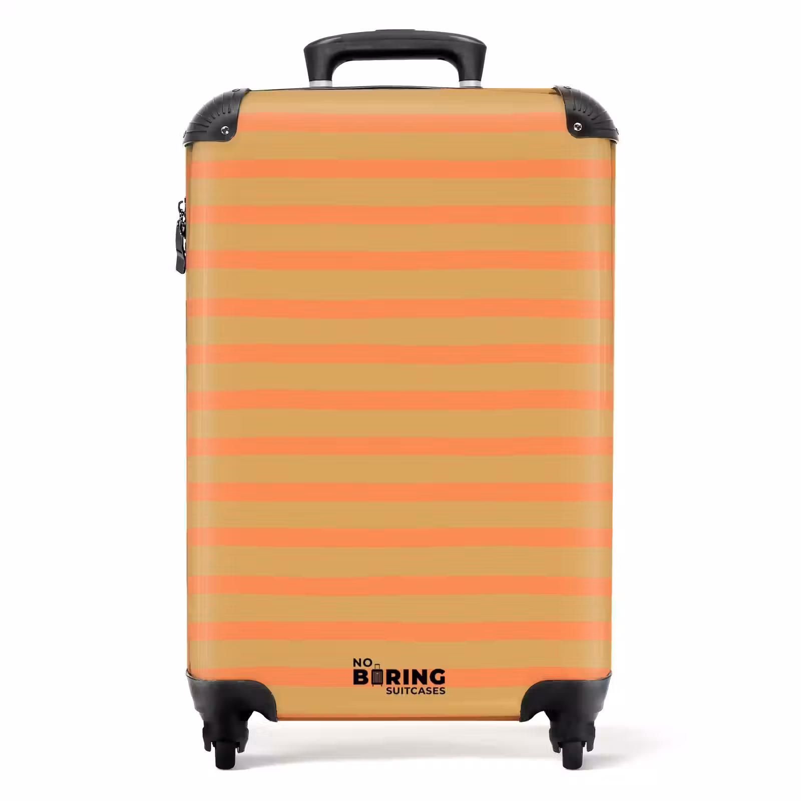 Koffer - Streifendesign orange — 1