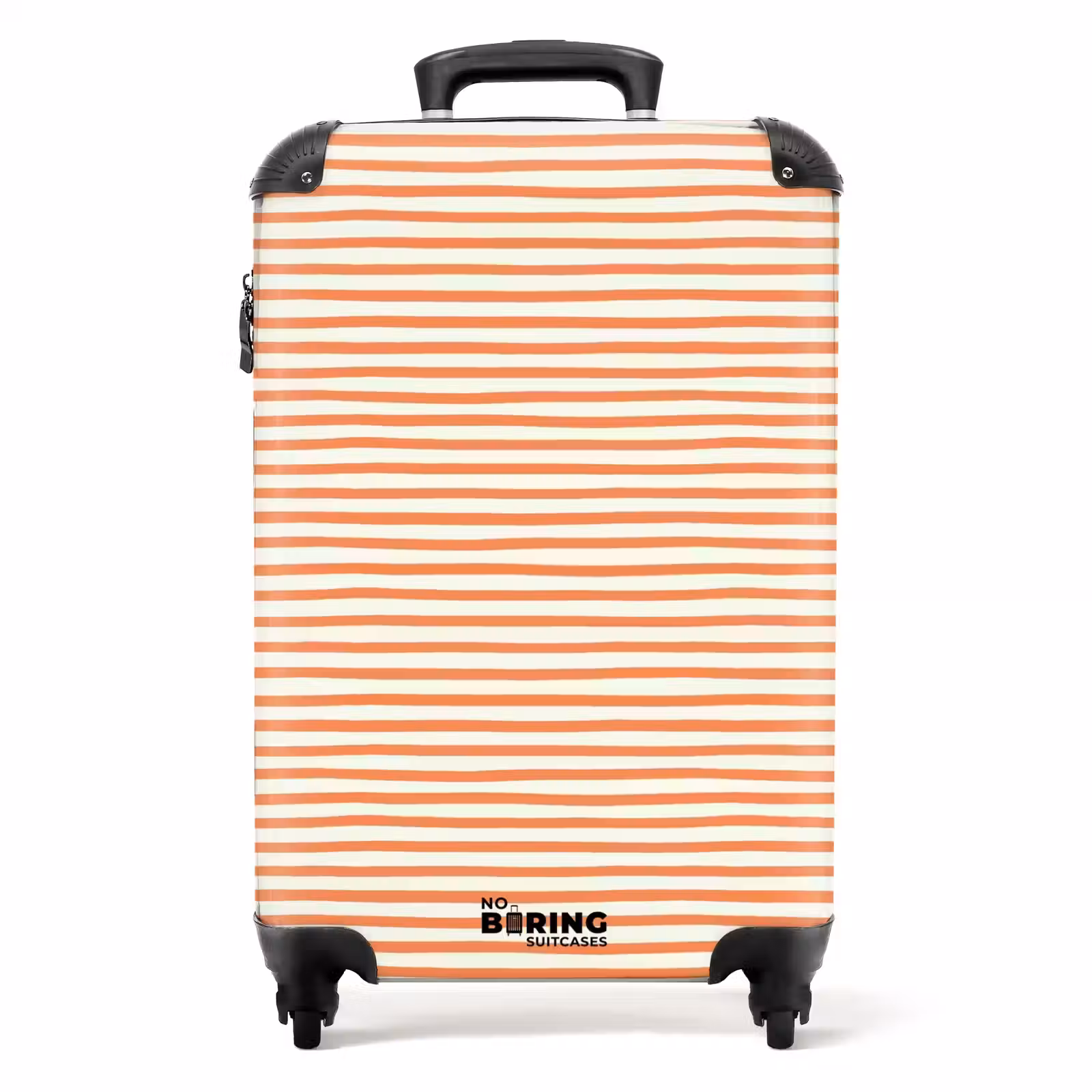Koffer - Streifendesign orange — 1