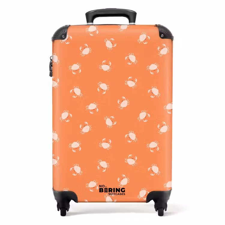 Koffer - Krabbenmuster orange — 1