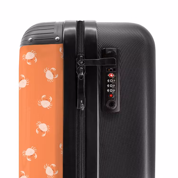 Koffer - Krabbenmuster orange — 6