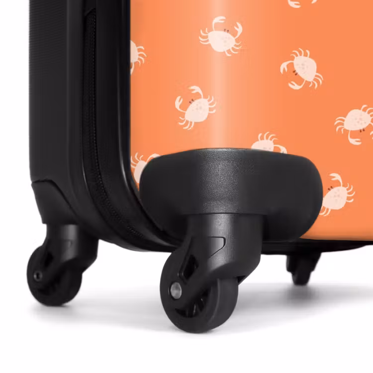 Koffer - Krabbenmuster orange — 7