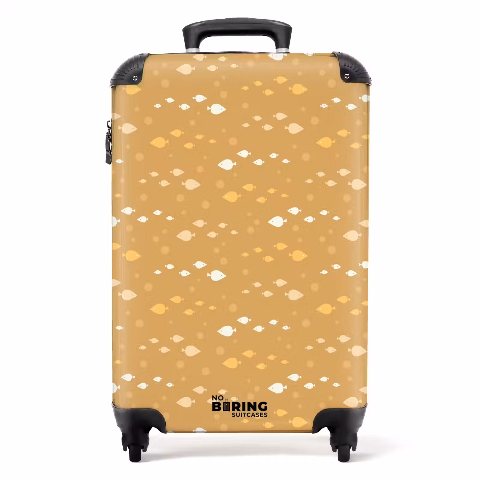 Koffer - Fischmuster beige — 1