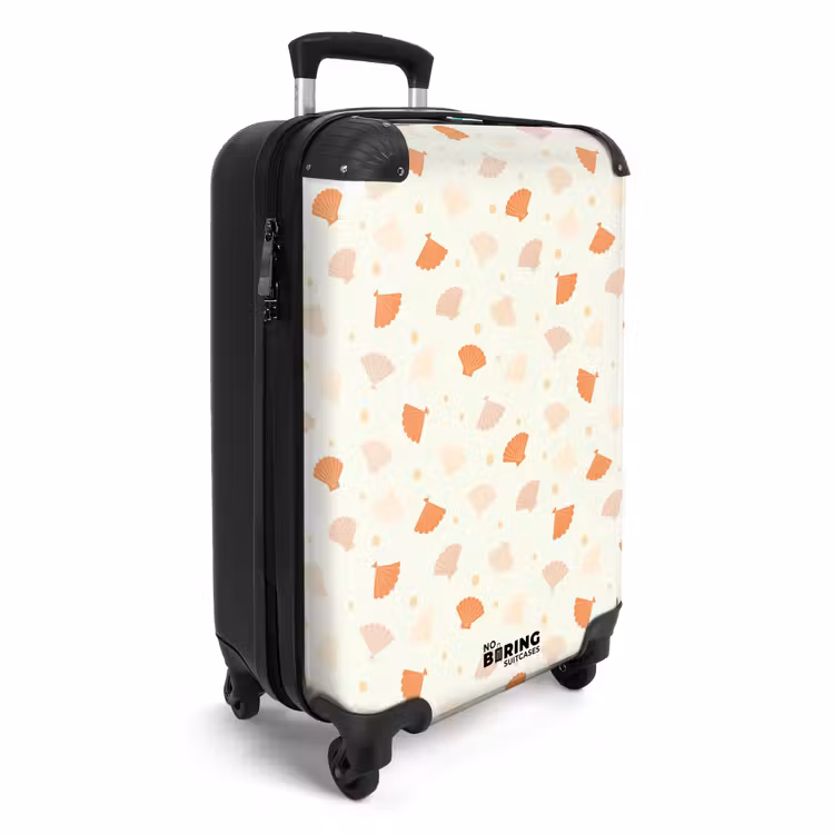 Koffer - Muschelmuster orange — 2