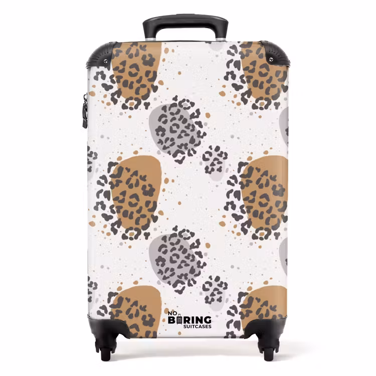 Koffer - Panther mit Tiermuster und Flecken — 1