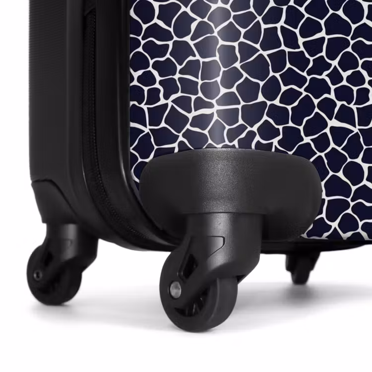 Koffer - Tiermuster Giraffe blau — 7