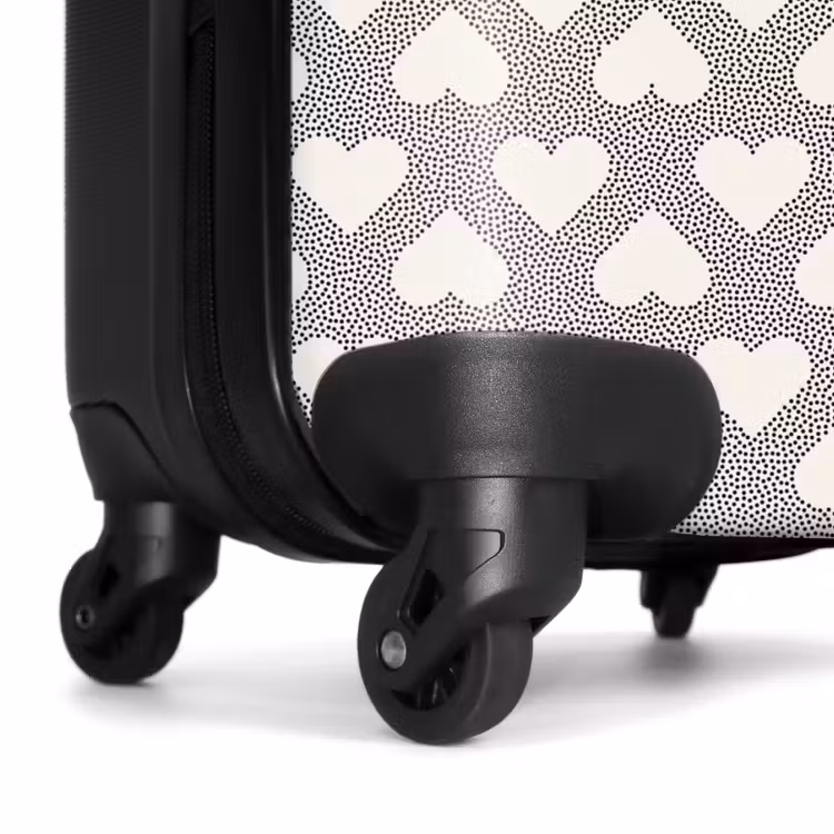 Koffer - Valentins-Punkte-Muster schwarz — 7