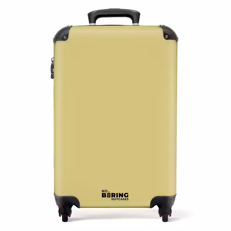 Koffer - Zartgelber Khaki-Ton — 1