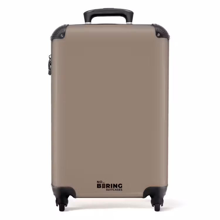 Koffer - Erdiger Taupe-Ton — 1