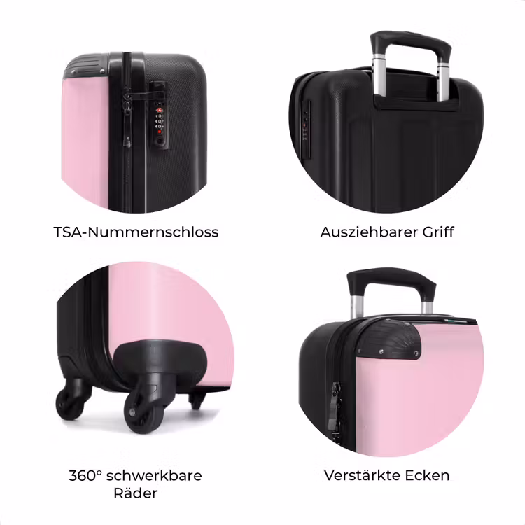Koffer - Heller pastellrosa Farbton — 7