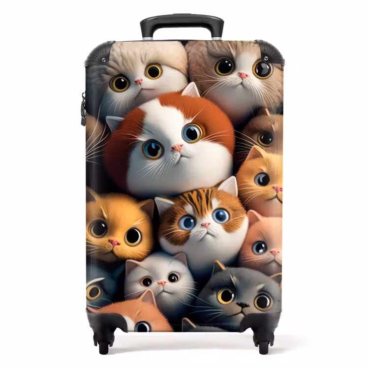 Koffer - Orangefarbene Katzen — 1