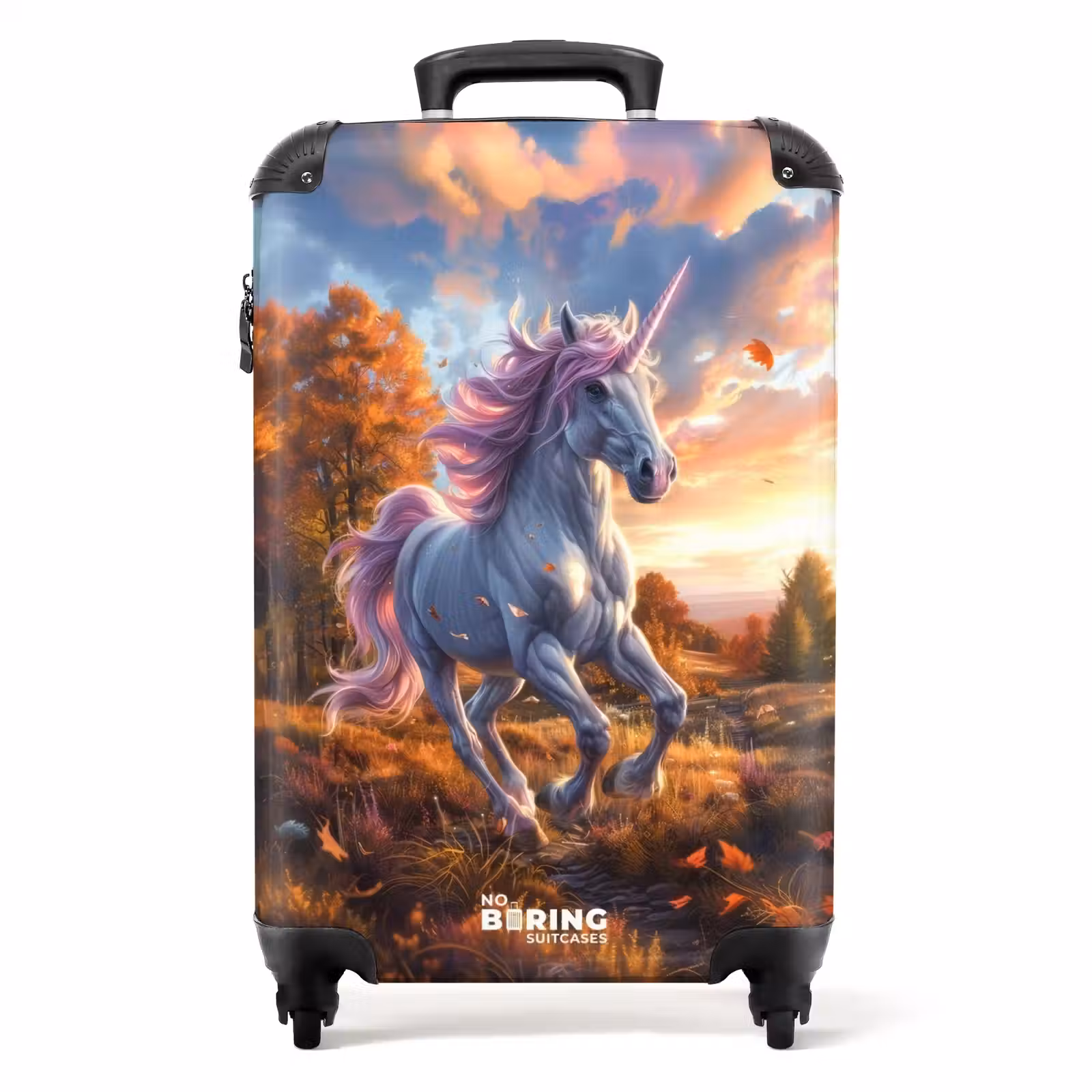 Koffer - Galoppierendes Einhorn in der Herbstwelt — 1