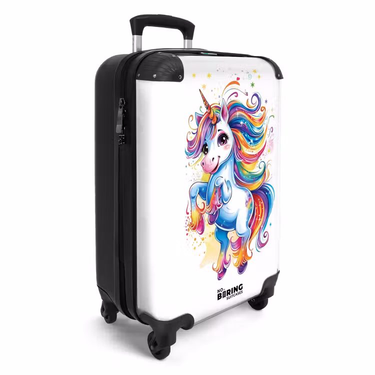 Koffer - Tänzelndes Einhorn mit Regenbogenmähne — 2