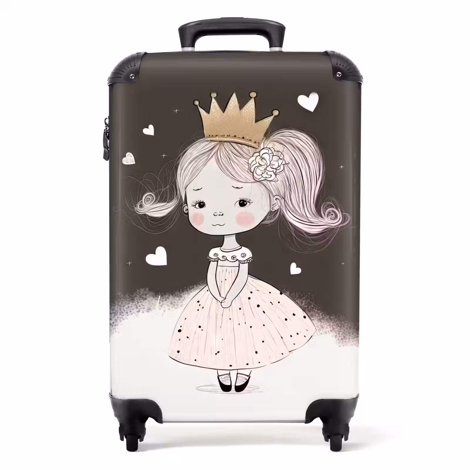 Koffer - Schüchterne Prinzessin mit Blume — 1