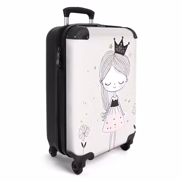 Koffer - Prinzessin mit schwarzem Kleid — 2