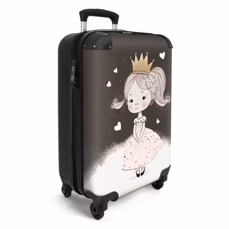 Koffer - Schüchterne Prinzessin mit Blume — 2