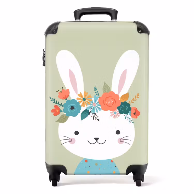 Koffer - Hippie-Hase — 1