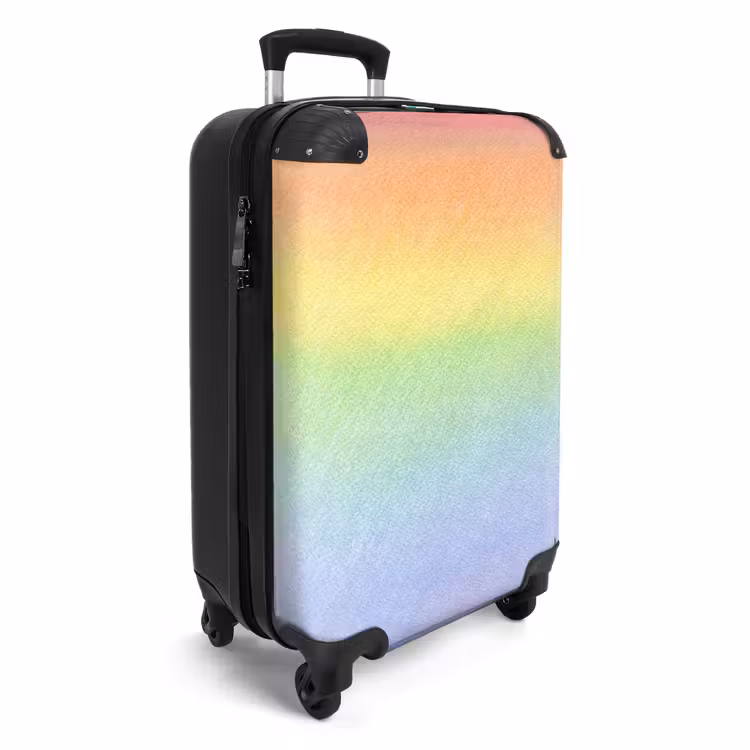 Koffer - Pastellfarbener Regenbogen — 2