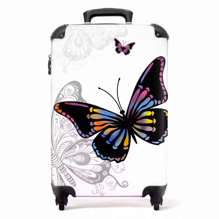 Koffer - Blütenblatt papillon — 1