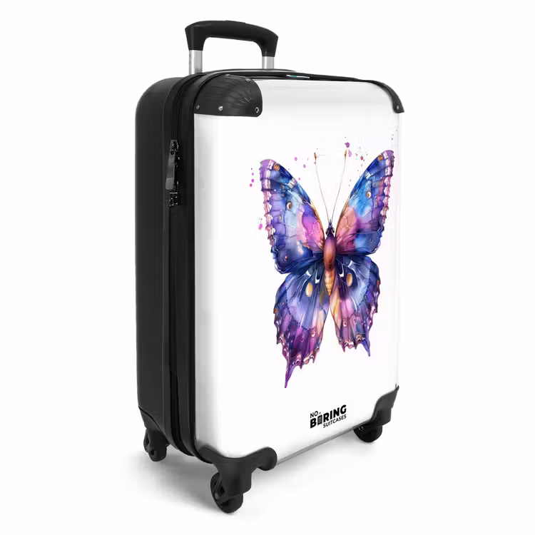 Koffer - Lila Schmetterling — 2