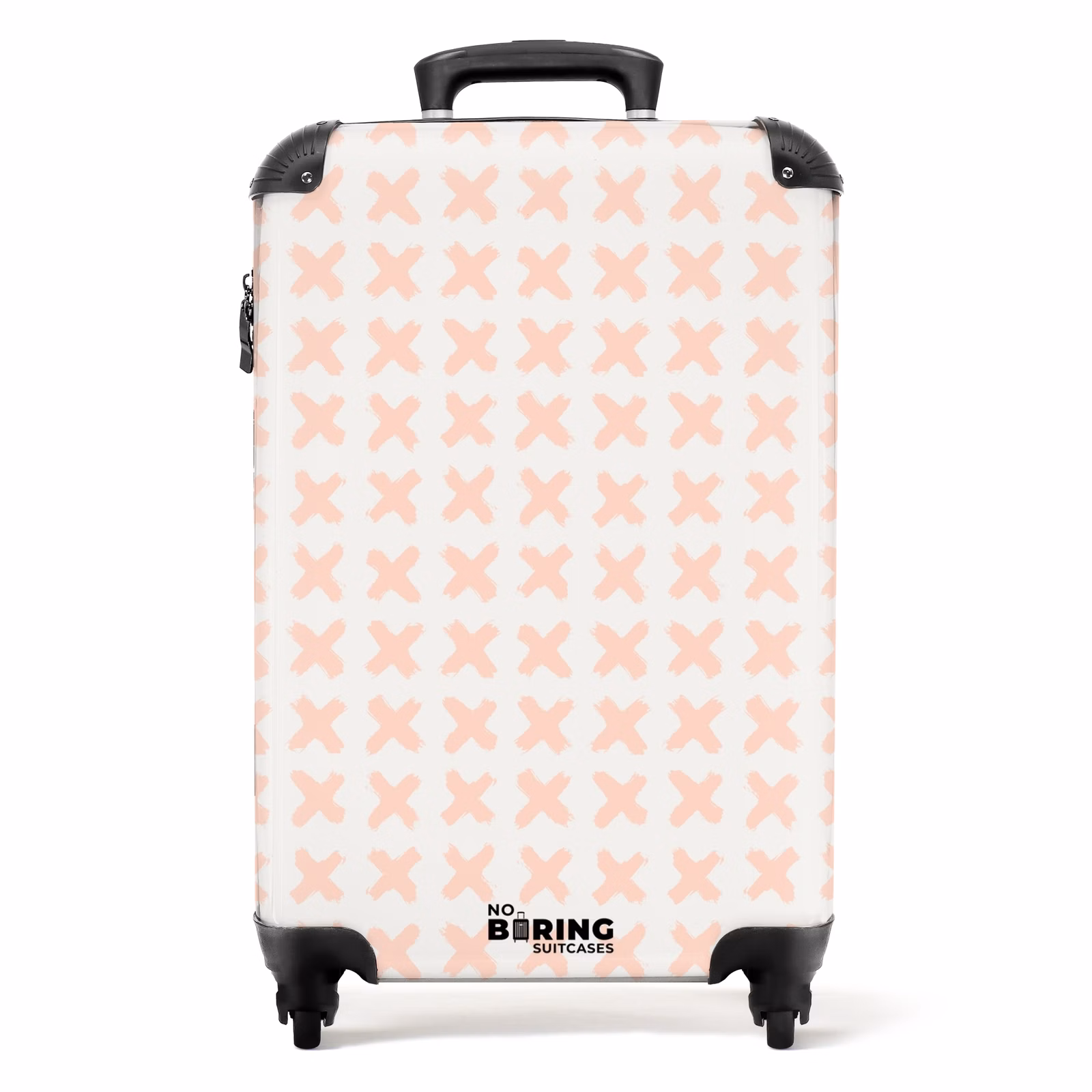 Koffer - Korallenkreuze auf Off-White — 1