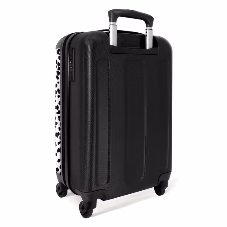 Koffer - Schwarze pinselartige Punkte auf weißem Hintergrund. — 4
