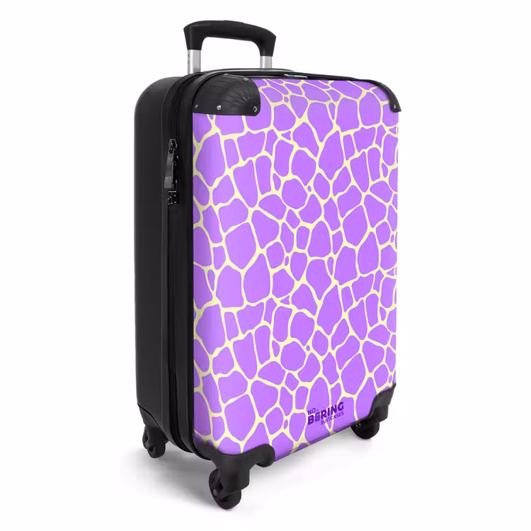 Koffer - Giraffendruck in Lavendel — 2