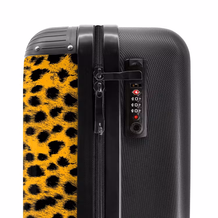 Koffer - Goldgelber Pantherdruck — 5